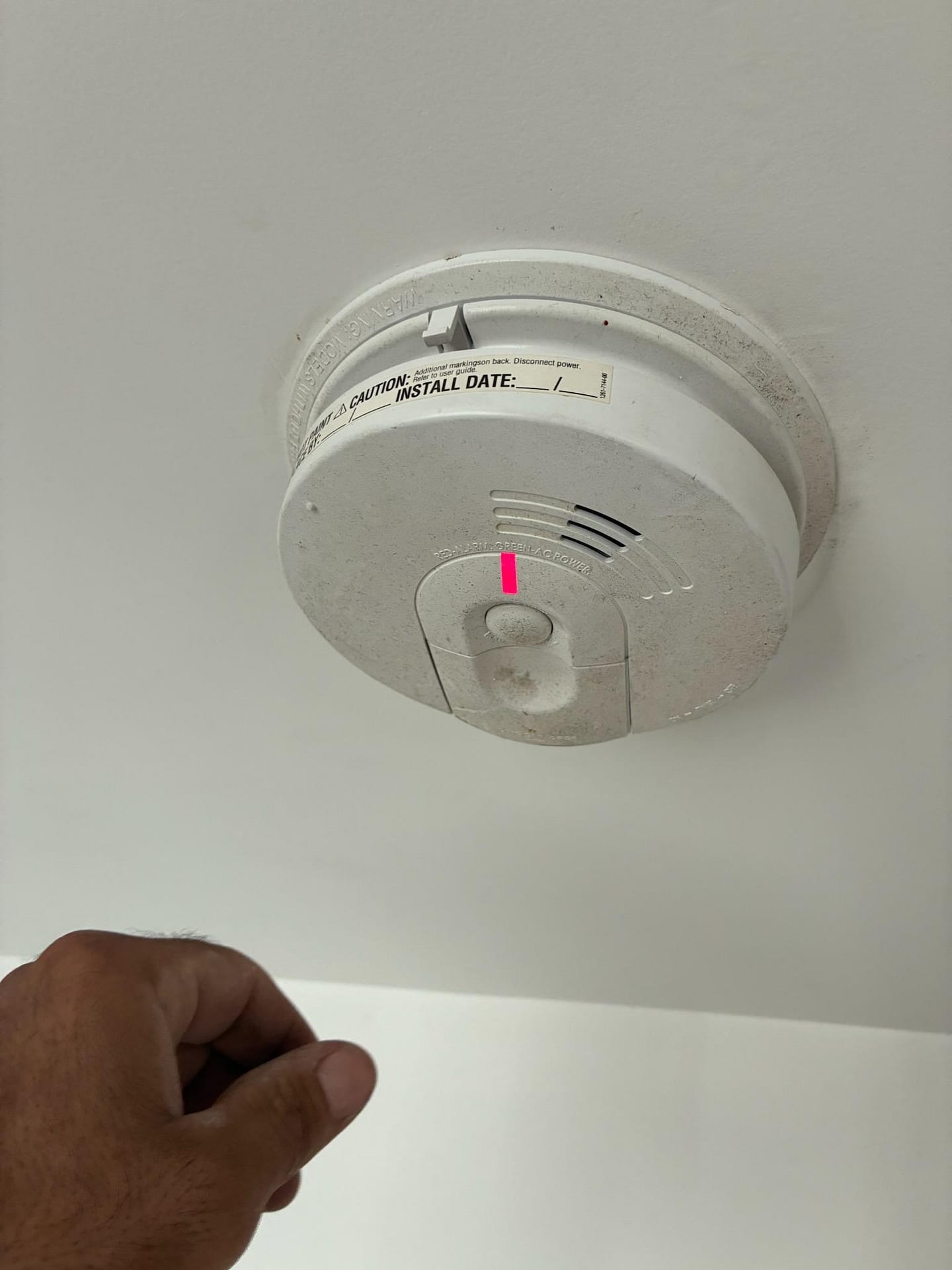 Thermostat verification and system operation test at a Scottsdale rental home