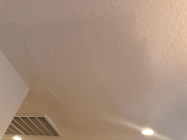 Repainted ceiling and wall surface at a Cave Creek property
