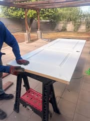 Breasy reviewing a Scottsdale repair punch list