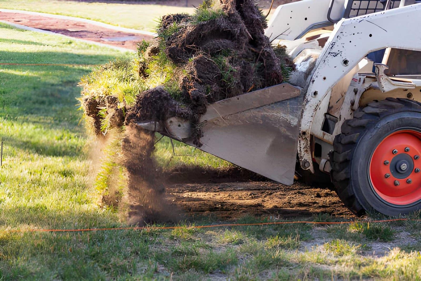 Placeholder: replace with a completed yard grading job photo